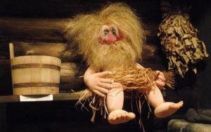 В нетоплёной бане парился